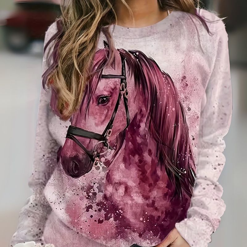 Horse print sweatshirt Dream Horse