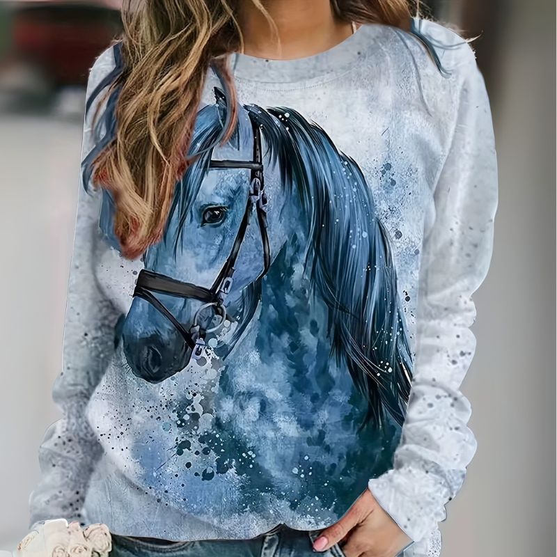 Brave horse sweatshirt
