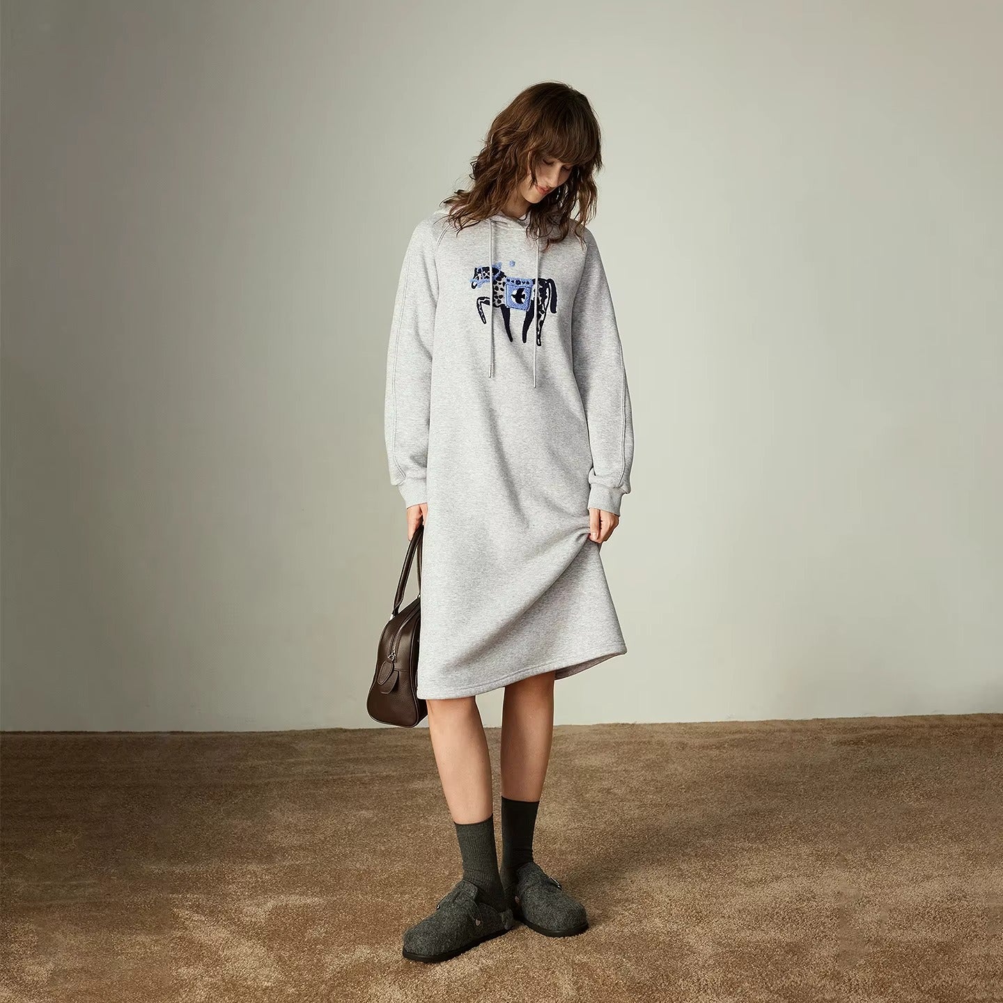 Dress horse print