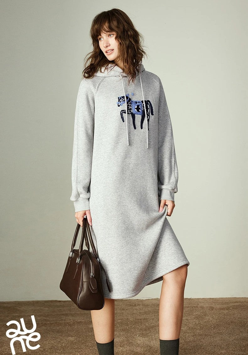 Dress horse print