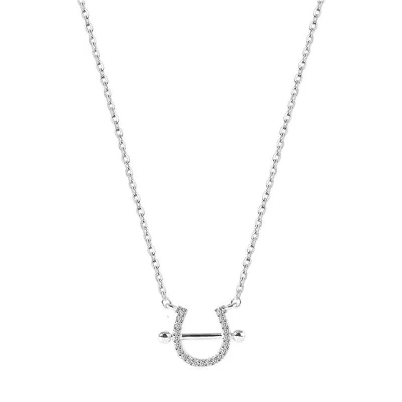 Horseshoe necklace and earring set Dream Horse