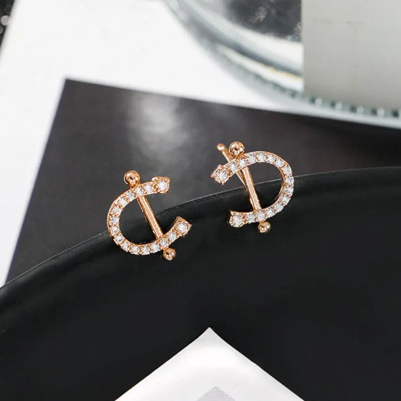 Horseshoe necklace and earring set Dream Horse