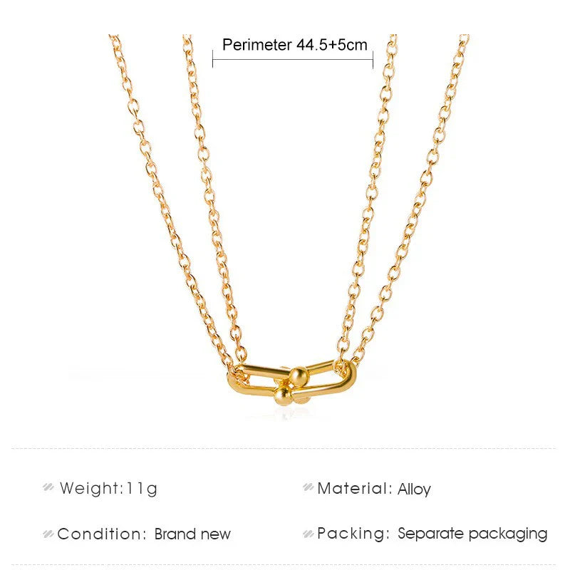Horse shoe charm necklace Dream Horse