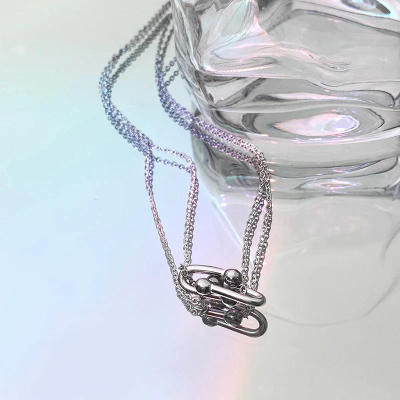 Horse shoe charm necklace Dream Horse