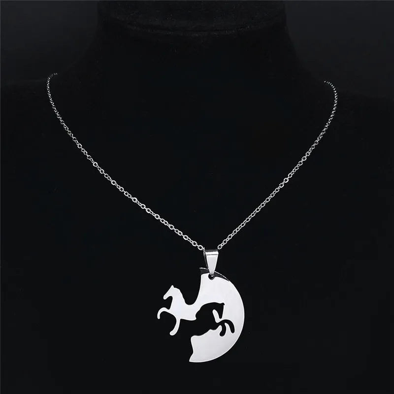 Horse friendship necklaces 2PCS Dream Horse