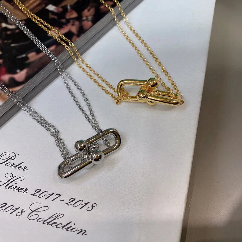 Horse shoe charm necklace Dream Horse