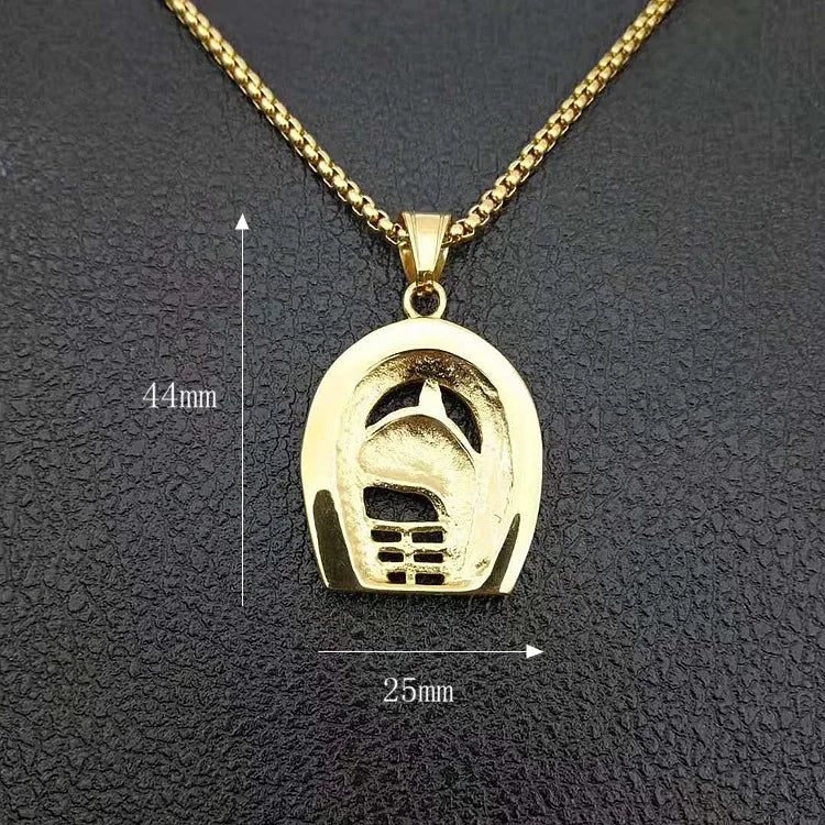 Big horseshoe necklace Dream Horse