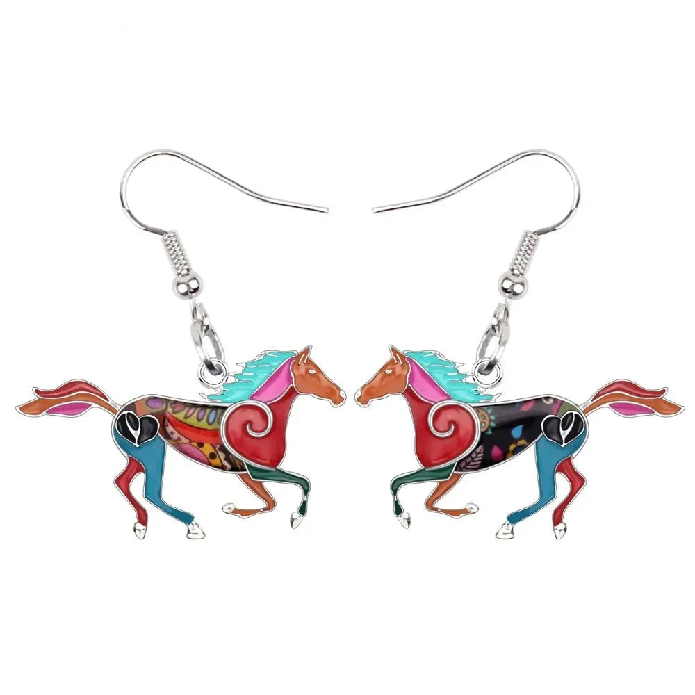 Horse shaped earrings Dream Horse