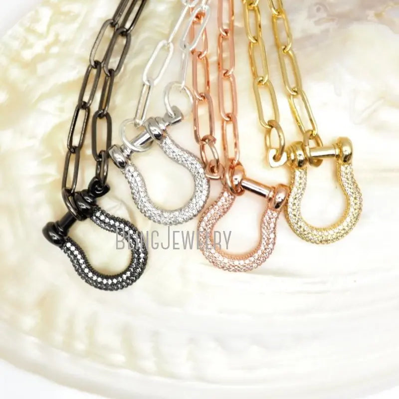 Horseshoe clasp necklace Dream Horse