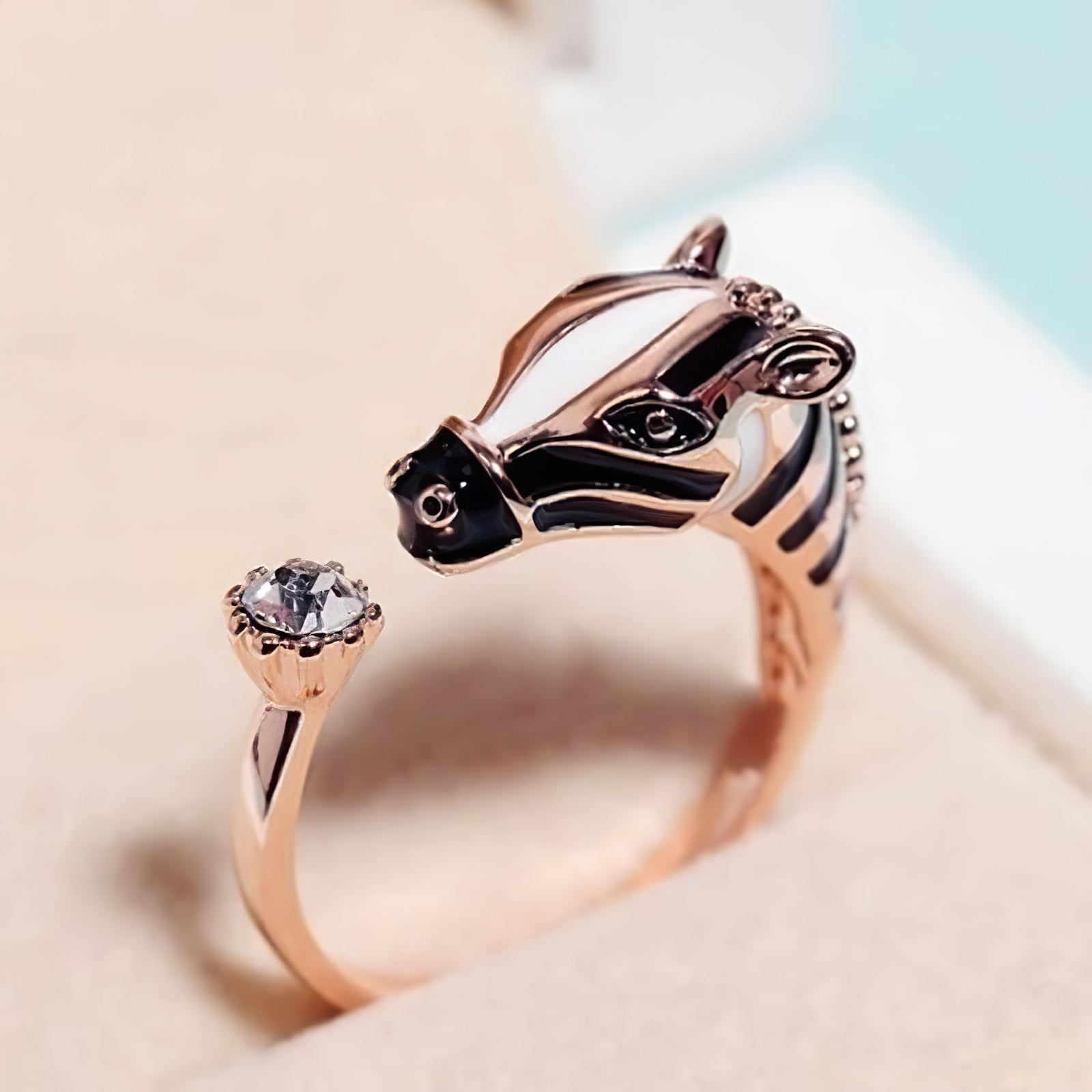 Horse head ring (adjustable)