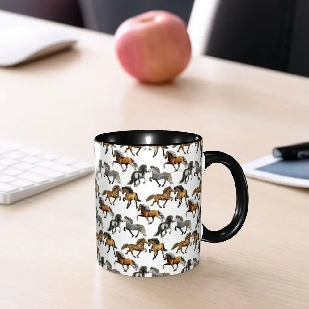 Horse coffee cup