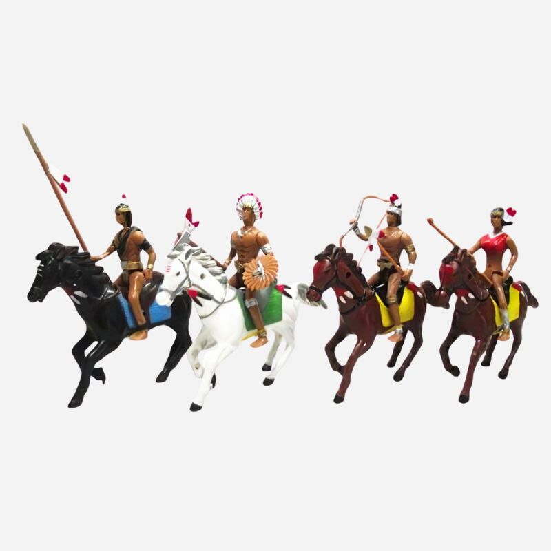 Indian and horse statue (5 Pieces) Dream Horse