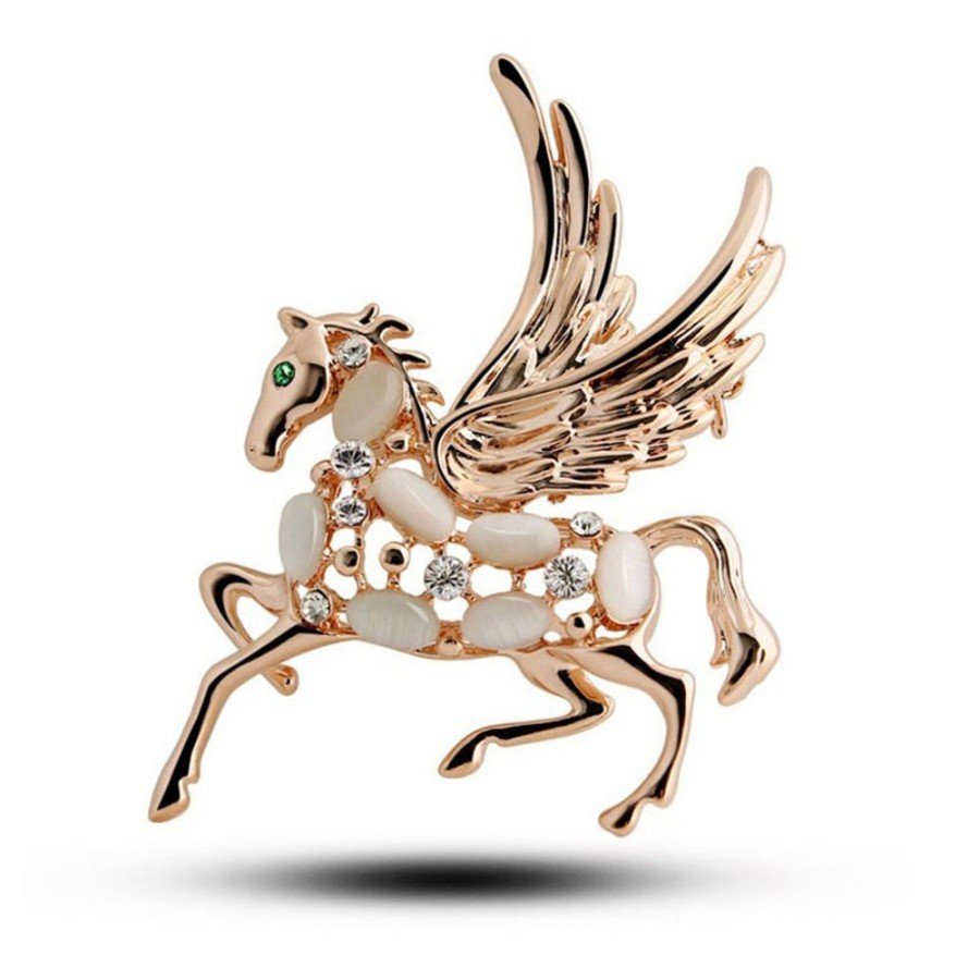 Korean horse brooch