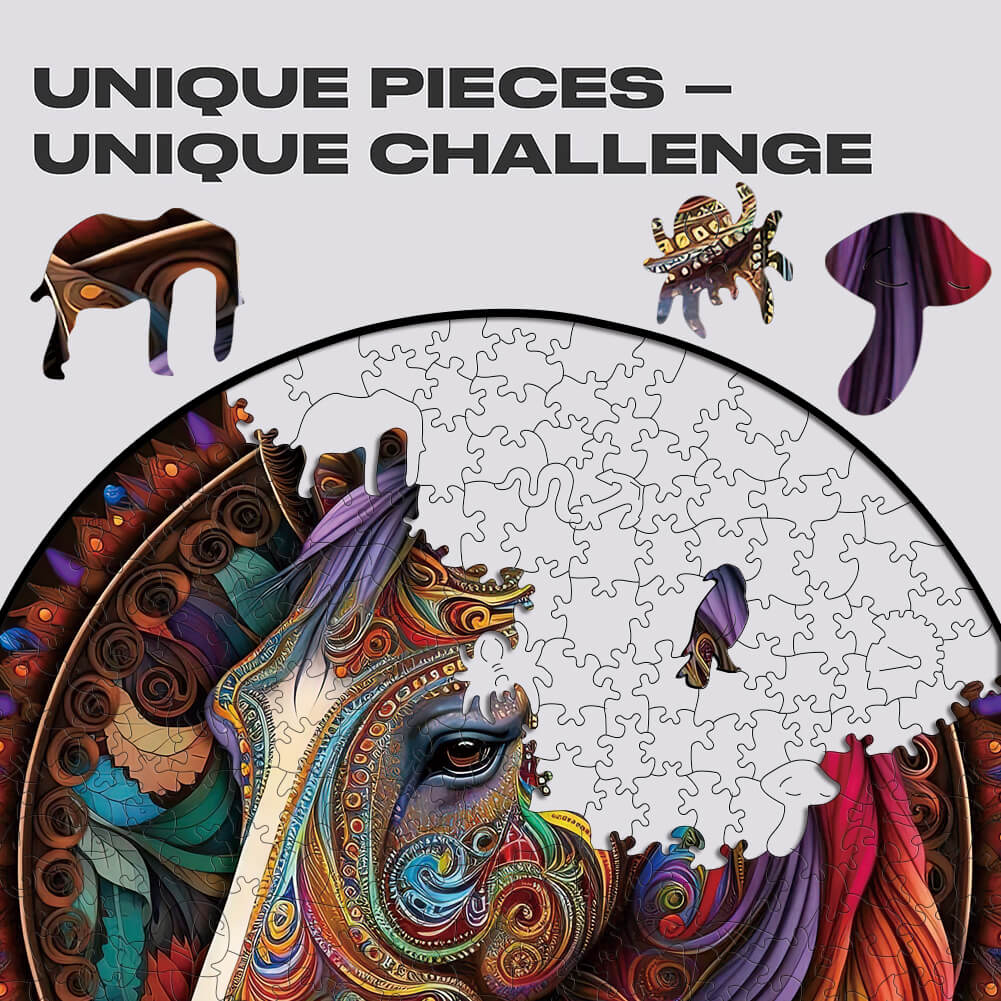 Puzzles with horses