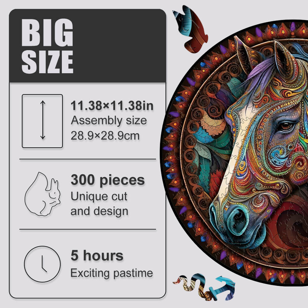 Puzzles with horses