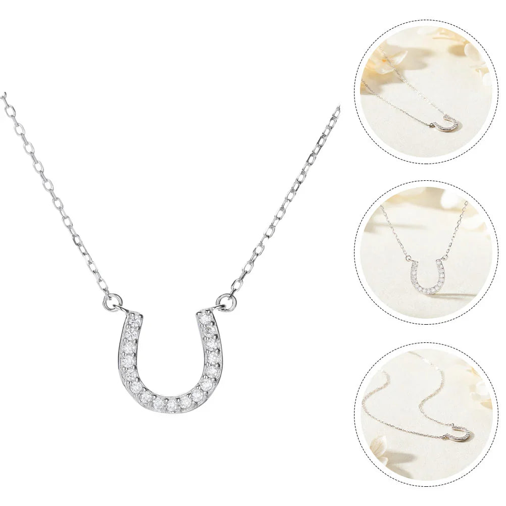 Horseshoe necklace pendant Dream Horse