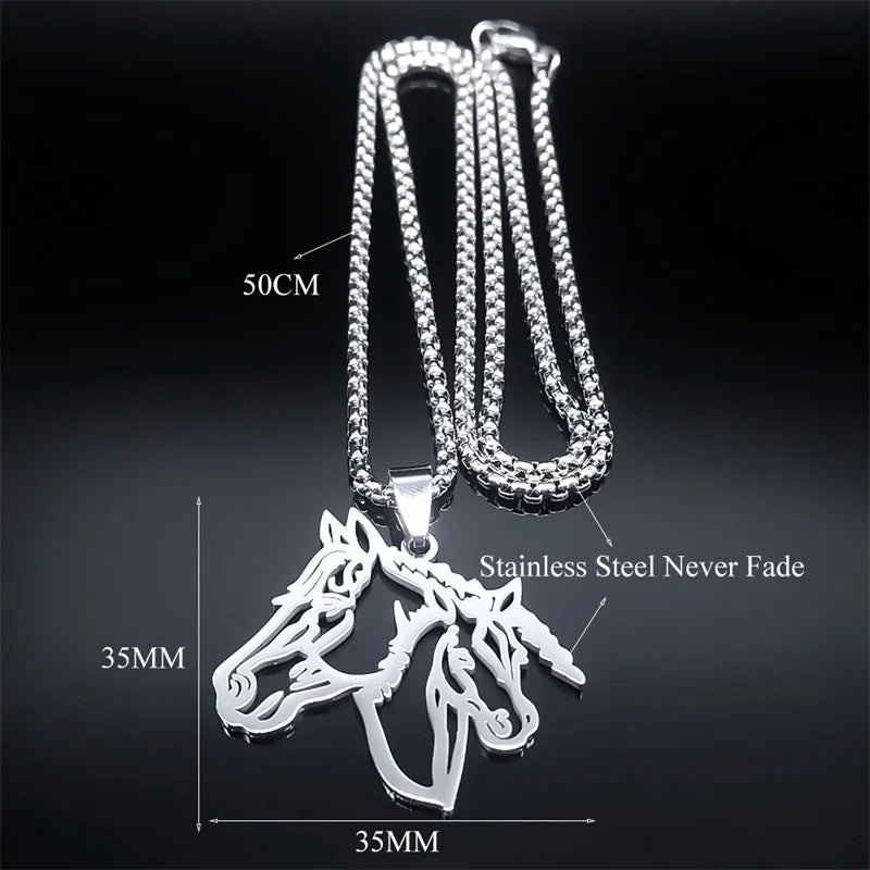 Necklace with a horse Dream Horse