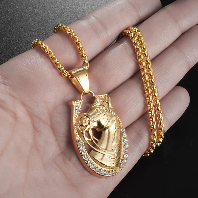 Good luck horseshoe necklace Dream Horse