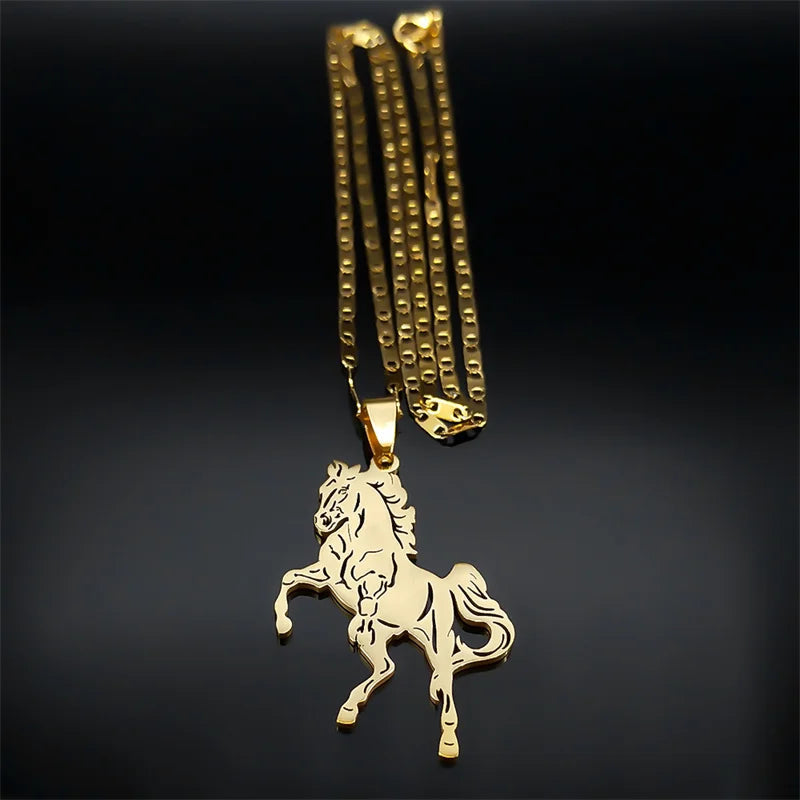 Horse jumping necklace Dream Horse