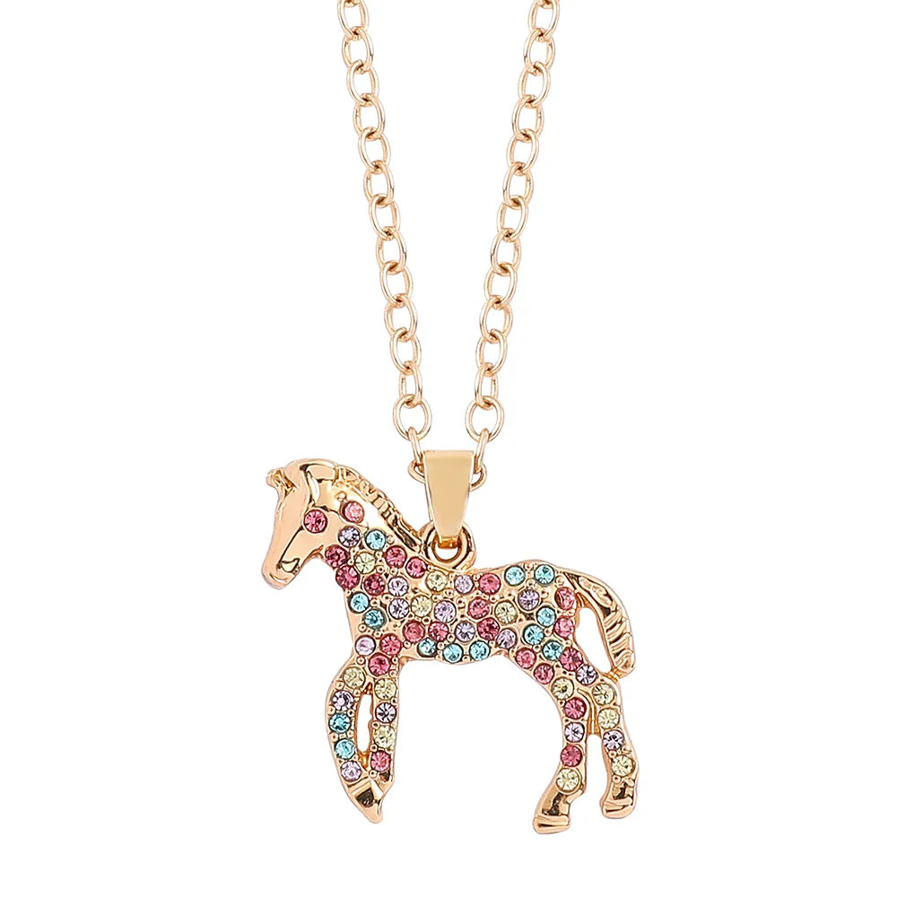 Crystal horse necklace Dream Horse