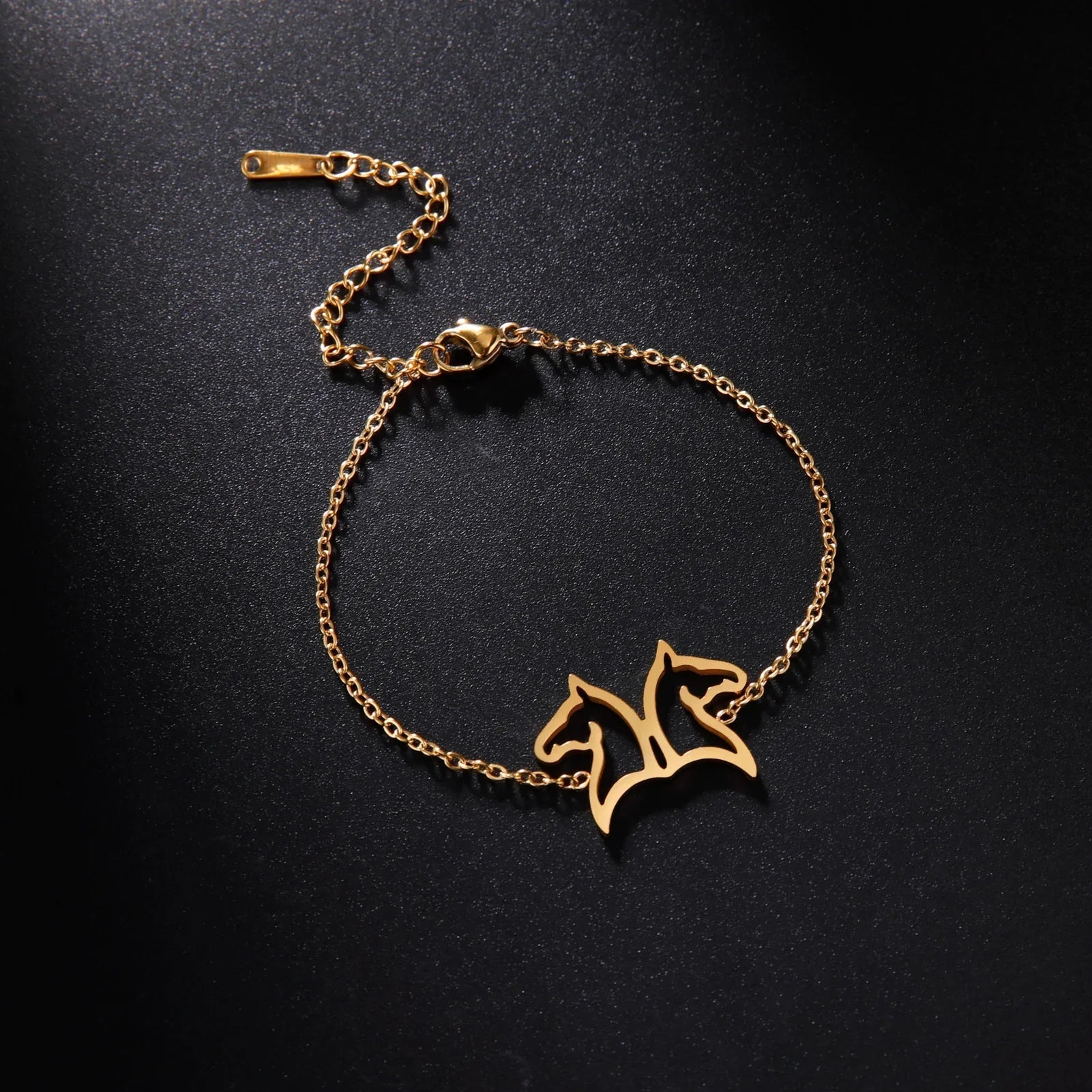 Gold horse bracelet Dream Horse