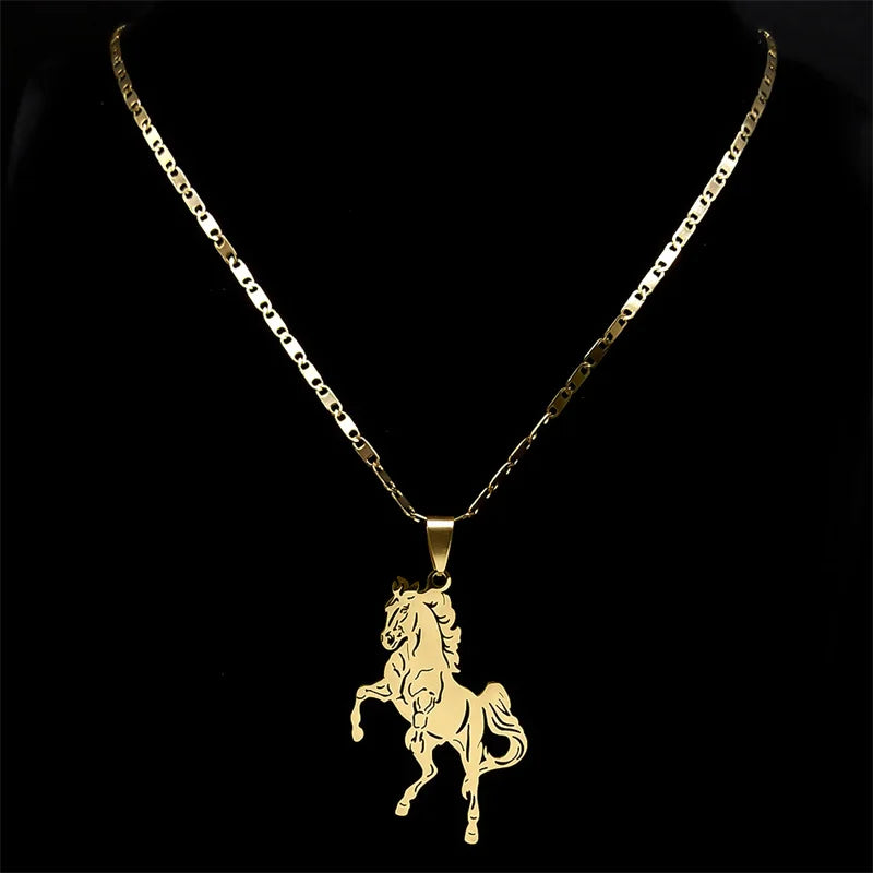 Horse jumping necklace Dream Horse
