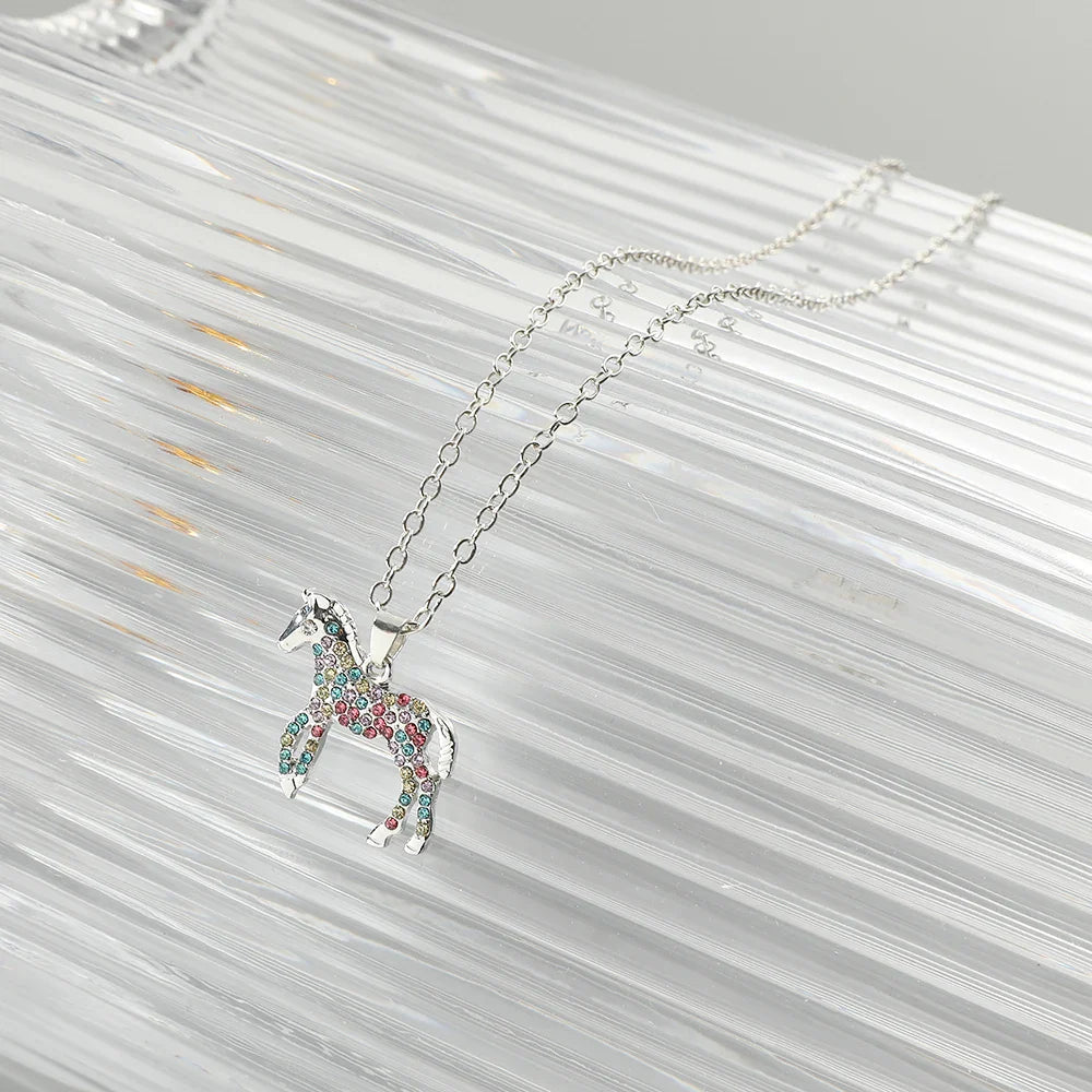 Crystal horse necklace Dream Horse