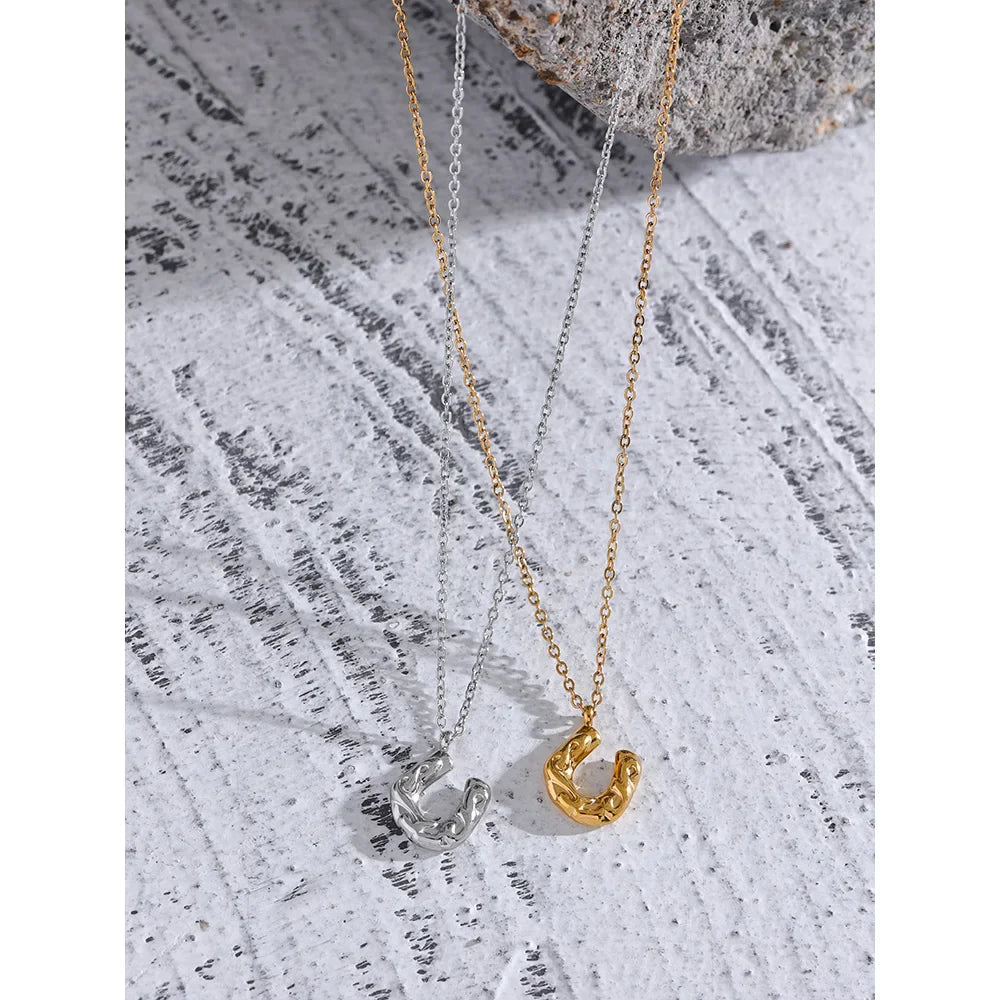 Horseshoe necklace for men Dream Horse
