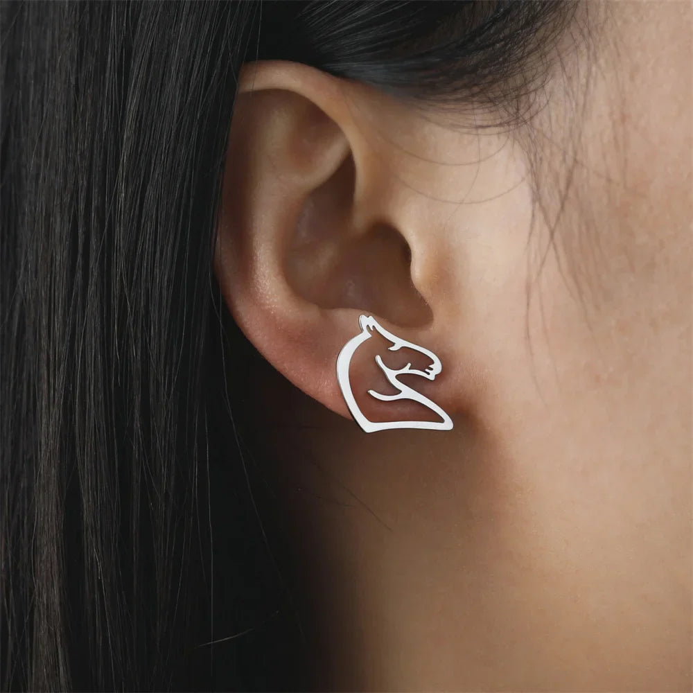 Horse stud earrings Dream Horse