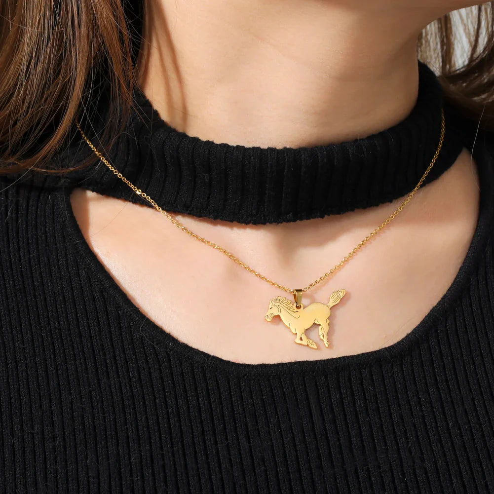 Horse racing necklace Dream Horse