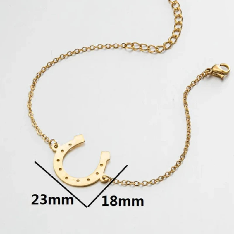 Gold horse shoe bracelet Dream Horse