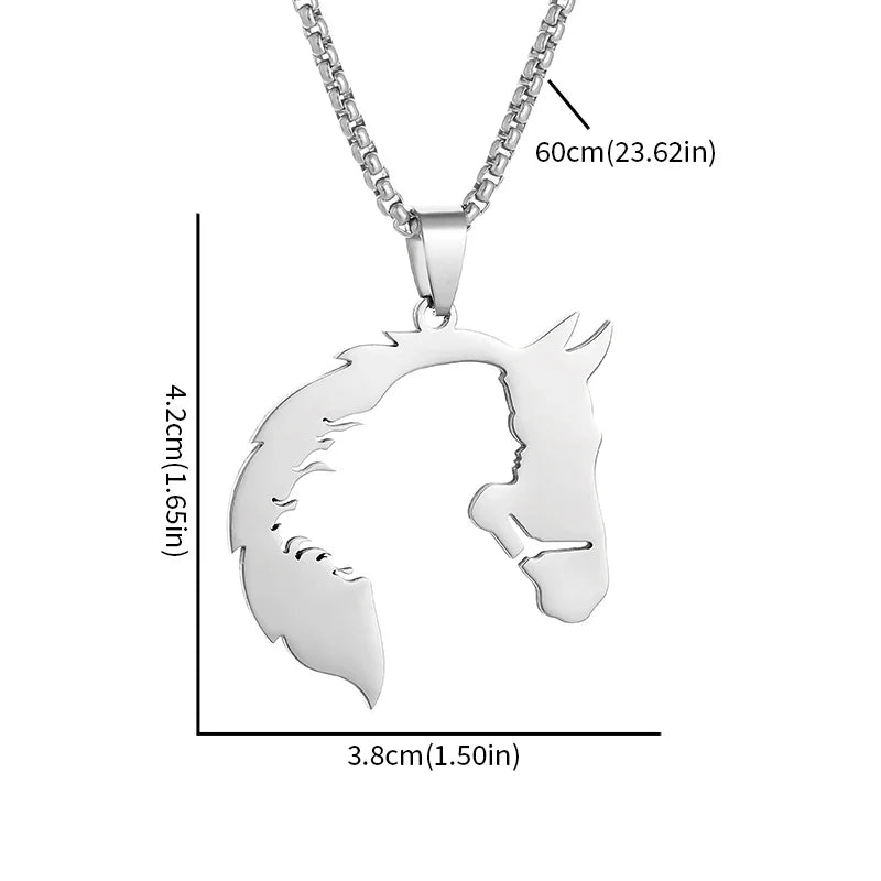 Horse necklace for men Dream Horse