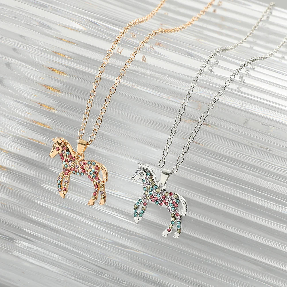 Crystal horse necklace Dream Horse