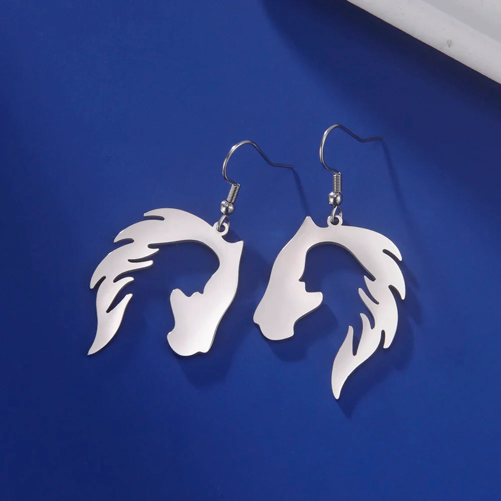 Horse sterling silver earrings Dream Horse