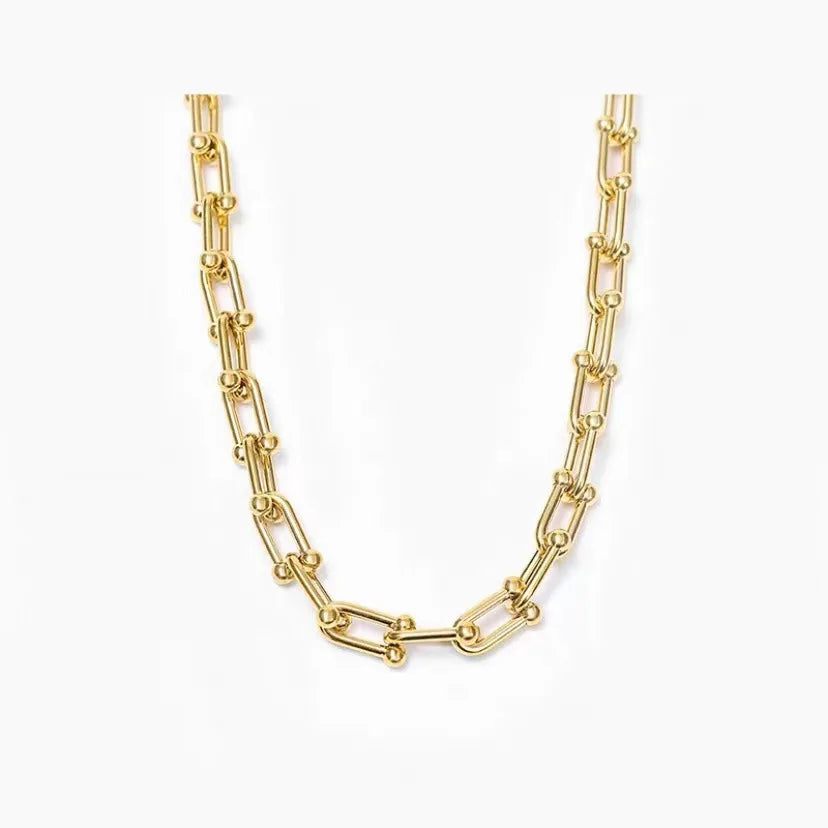 Horseshoe earrings and necklace set Dream Horse