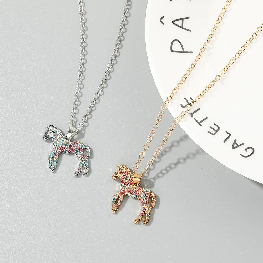 Crystal horse necklace Dream Horse
