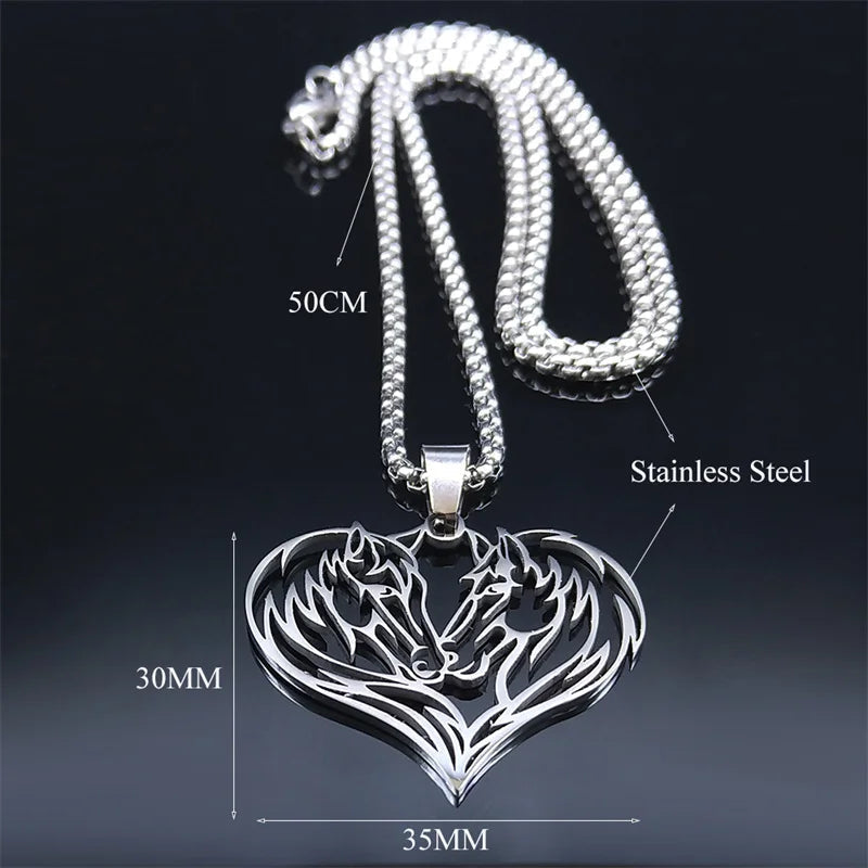 Beautiful horse necklace Dream Horse