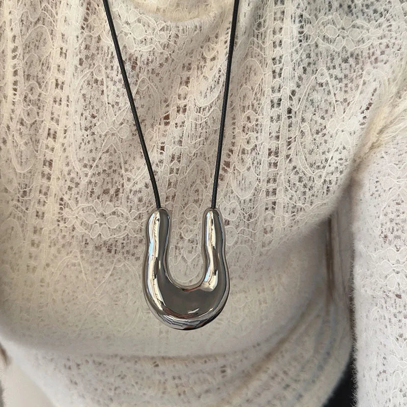 Horseshoe sterling silver necklace Dream Horse