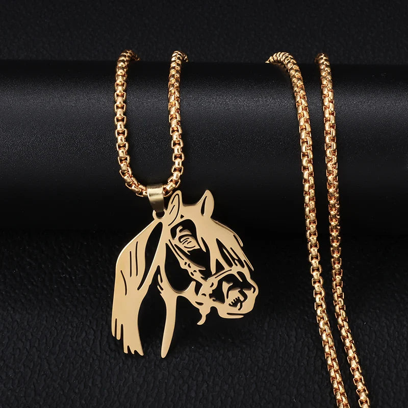 Gold horse chain Dream Horse