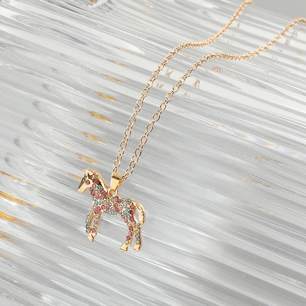 Crystal horse necklace Dream Horse