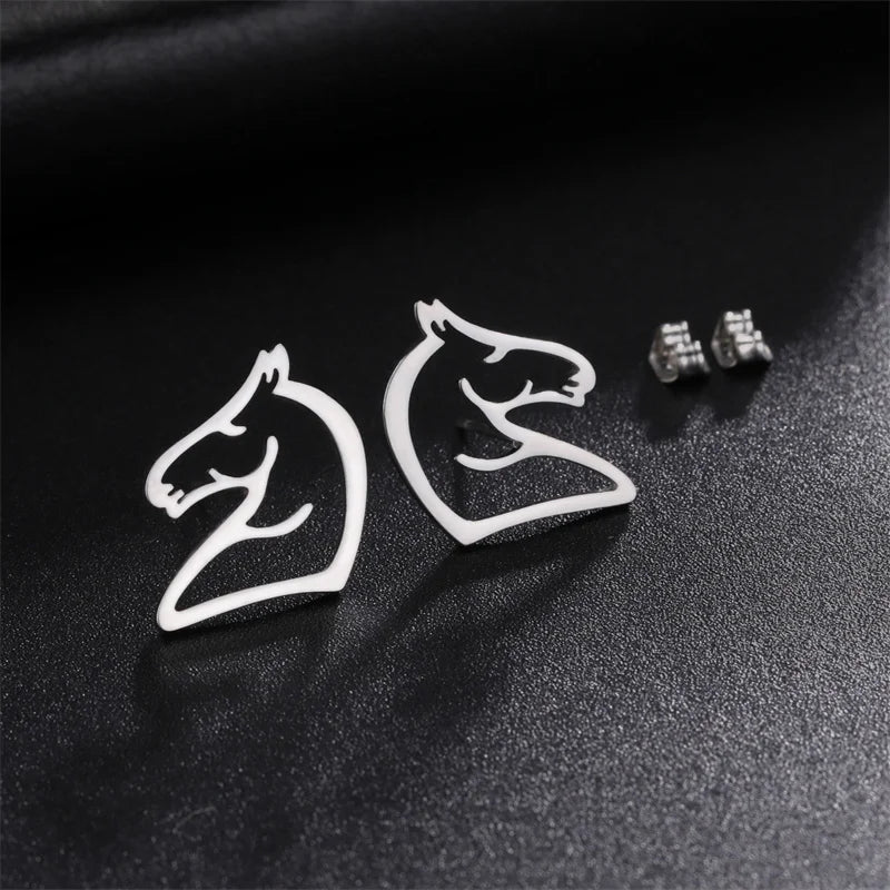 Horse head stud earrings Dream Horse