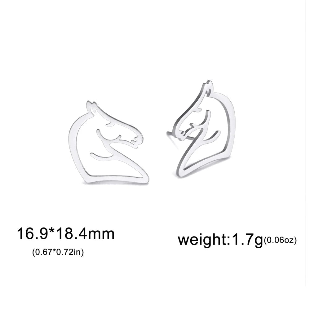 Horse stud earrings Dream Horse