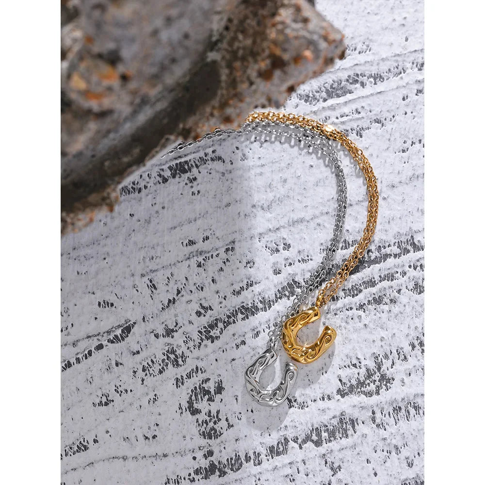 Horseshoe necklace for men Dream Horse