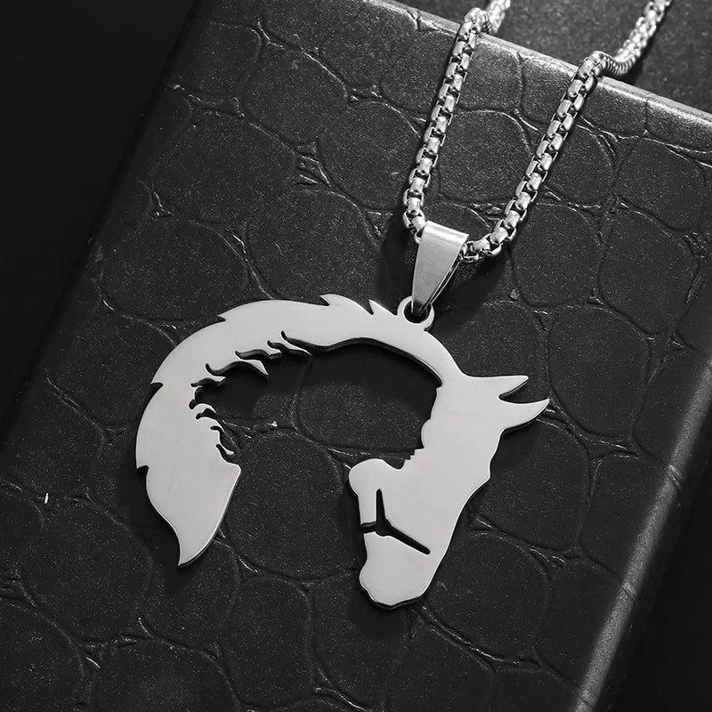 Silver horse pendant Dream Horse