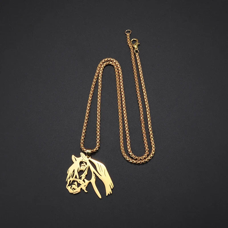 Gold horse chain Dream Horse