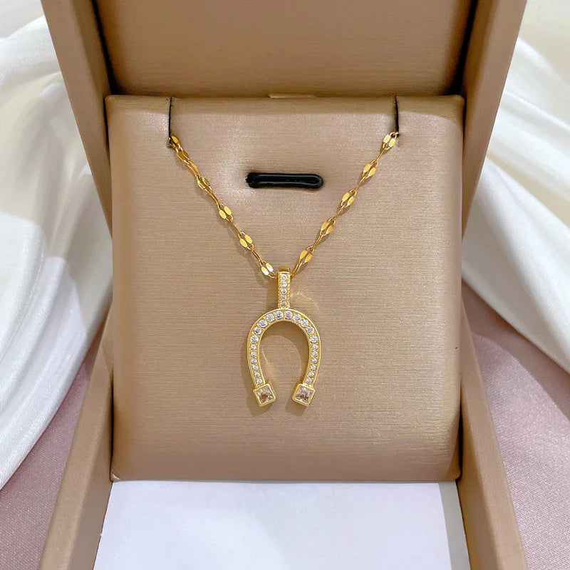 Mini horseshoe necklace Dream Horse