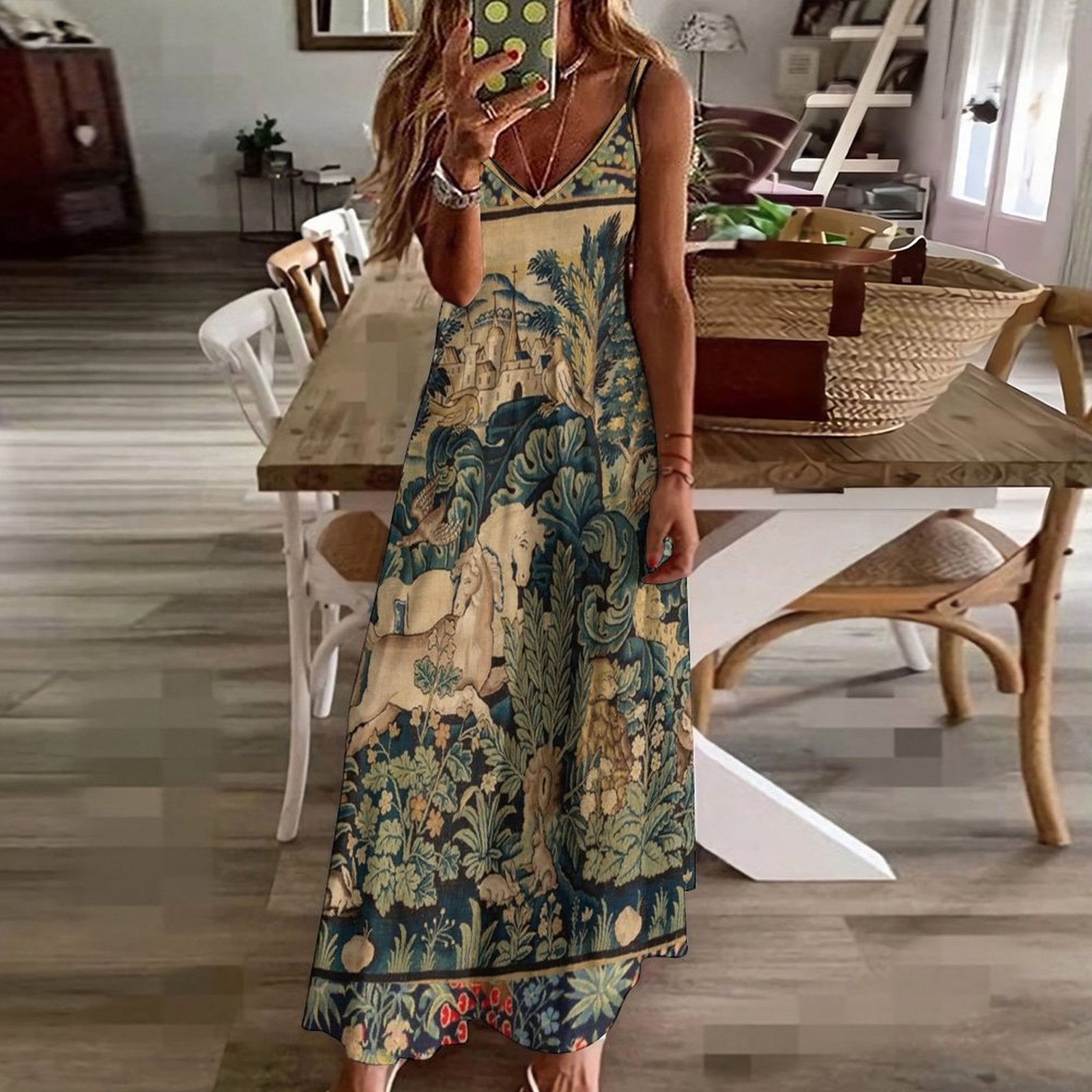 Sweden colorful horse dress