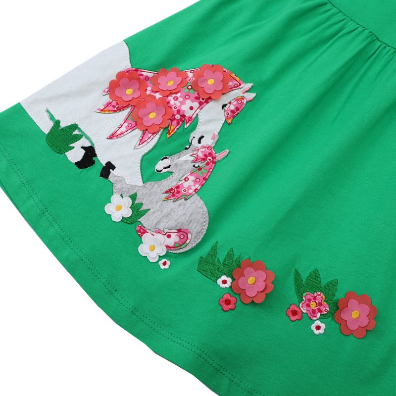 Toddler girl horse dress