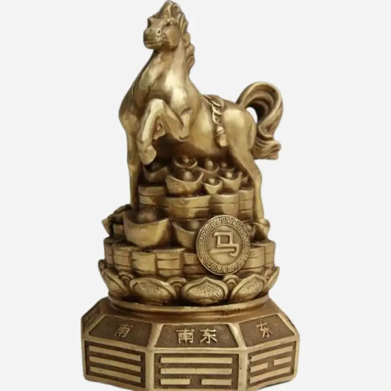 Vintage-brass-horsestatue