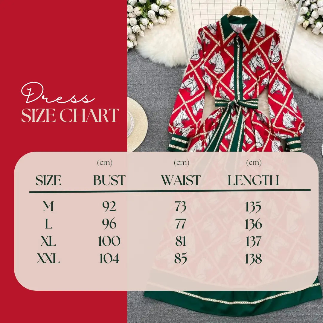 Vintage horse dress
